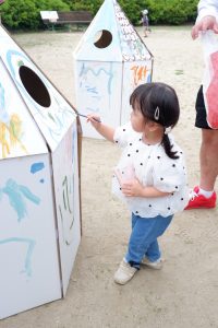 お絵描き　子供イベント　ペイントハウス